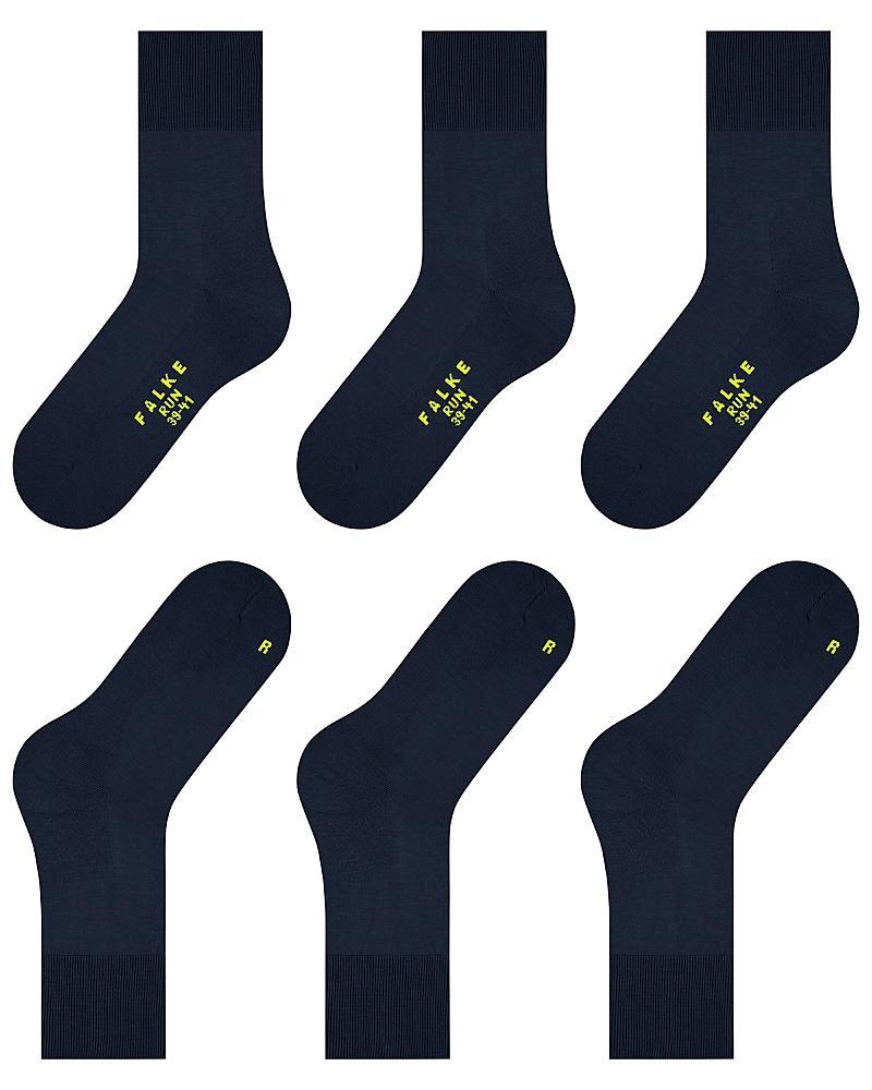 Mens Run Plush Sole Socks, Pack of 3 Product Image