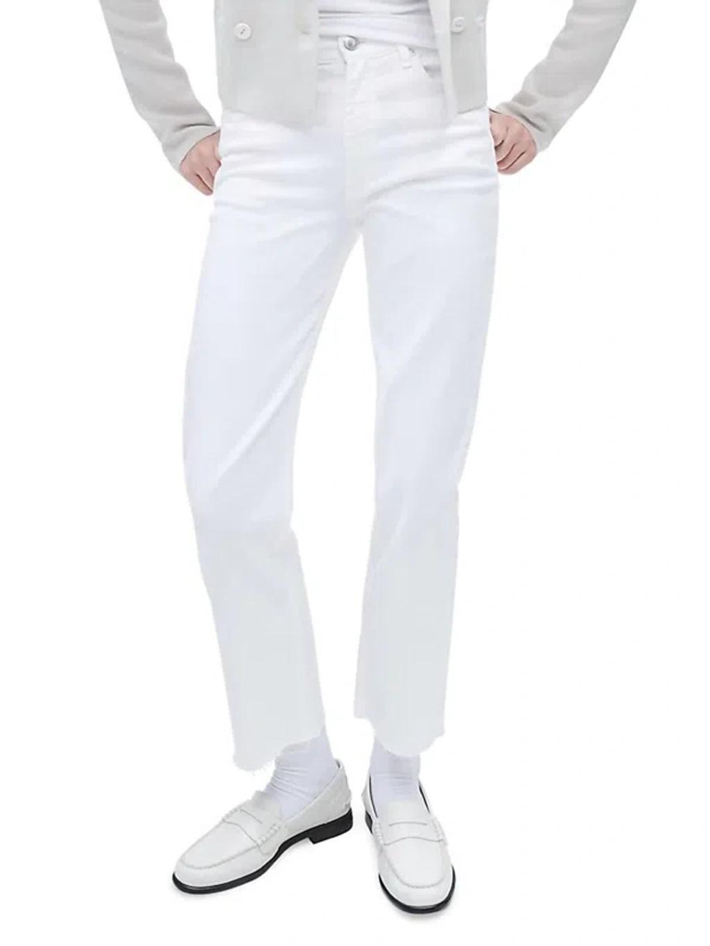 Harlow Jean In Optic White Product Image