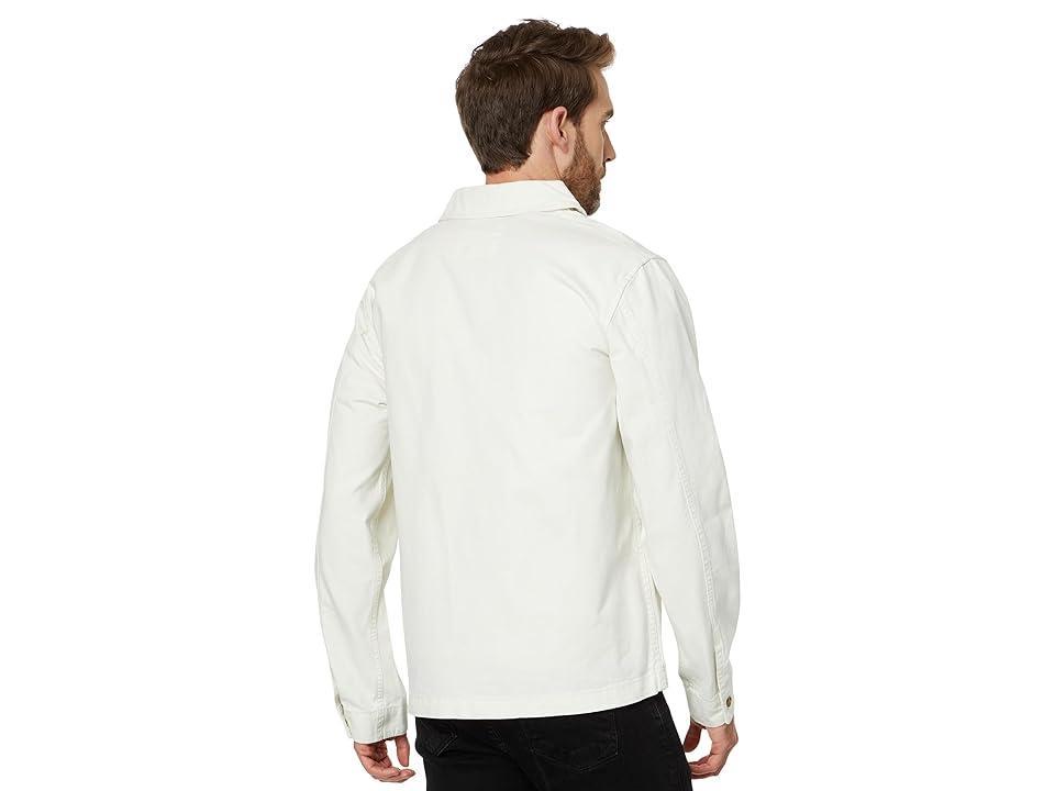 Timberland Washed Canvas Chore Jacket (Vintage White) Men's Jacket Product Image