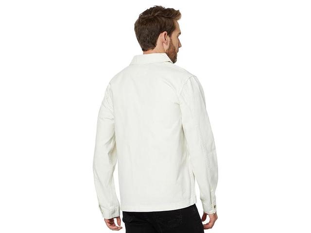 Timberland Washed Canvas Chore Jacket (Vintage White) Men's Jacket Product Image