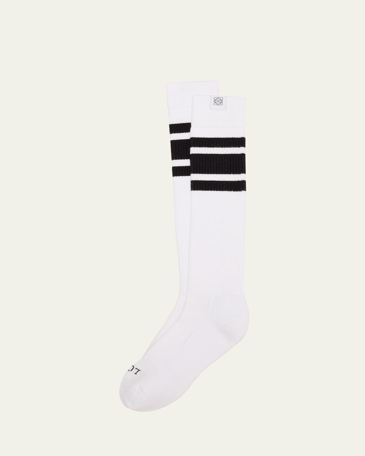 Mens Stripe Crew Socks Product Image