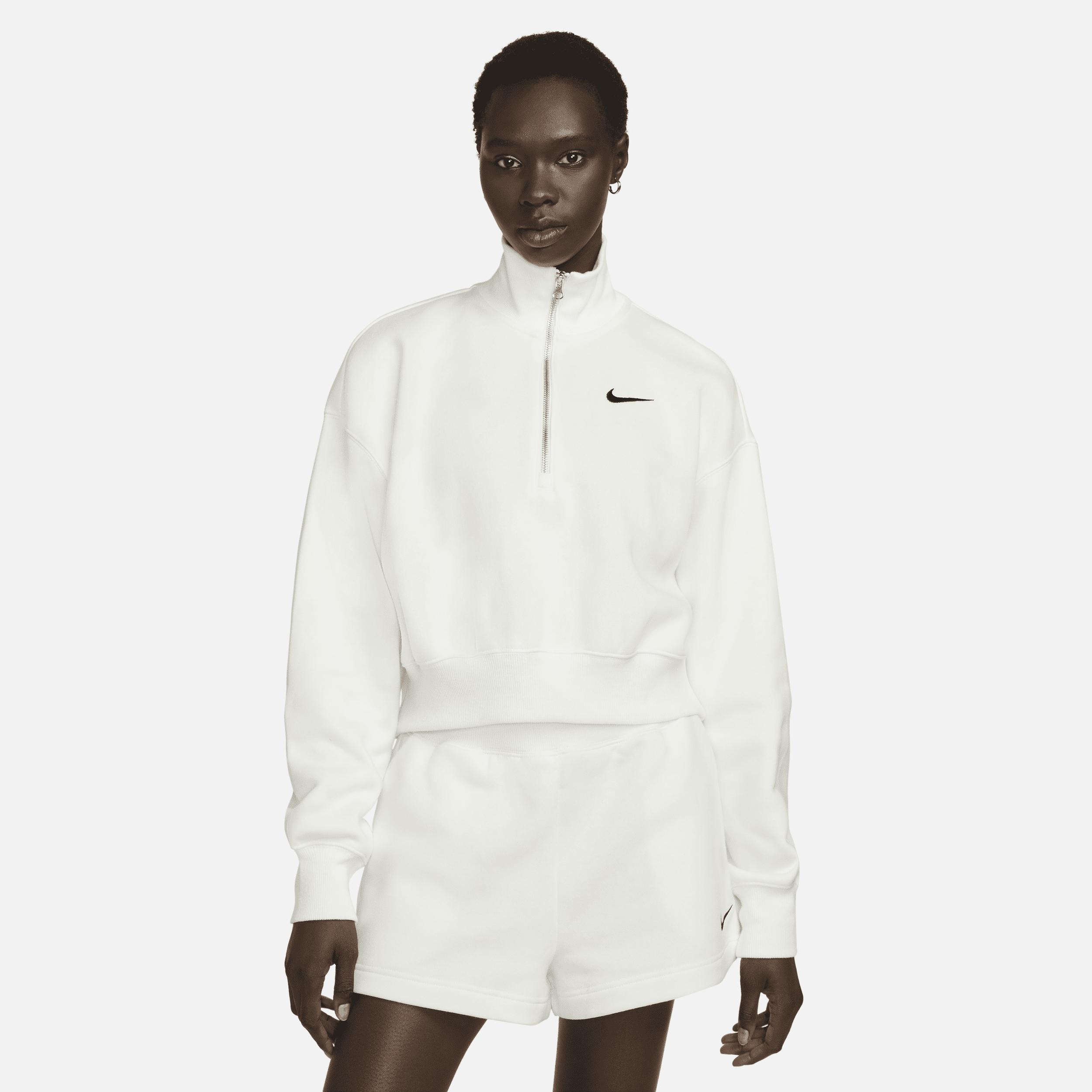 Crop Quarter Zip Sweatshirt Product Image