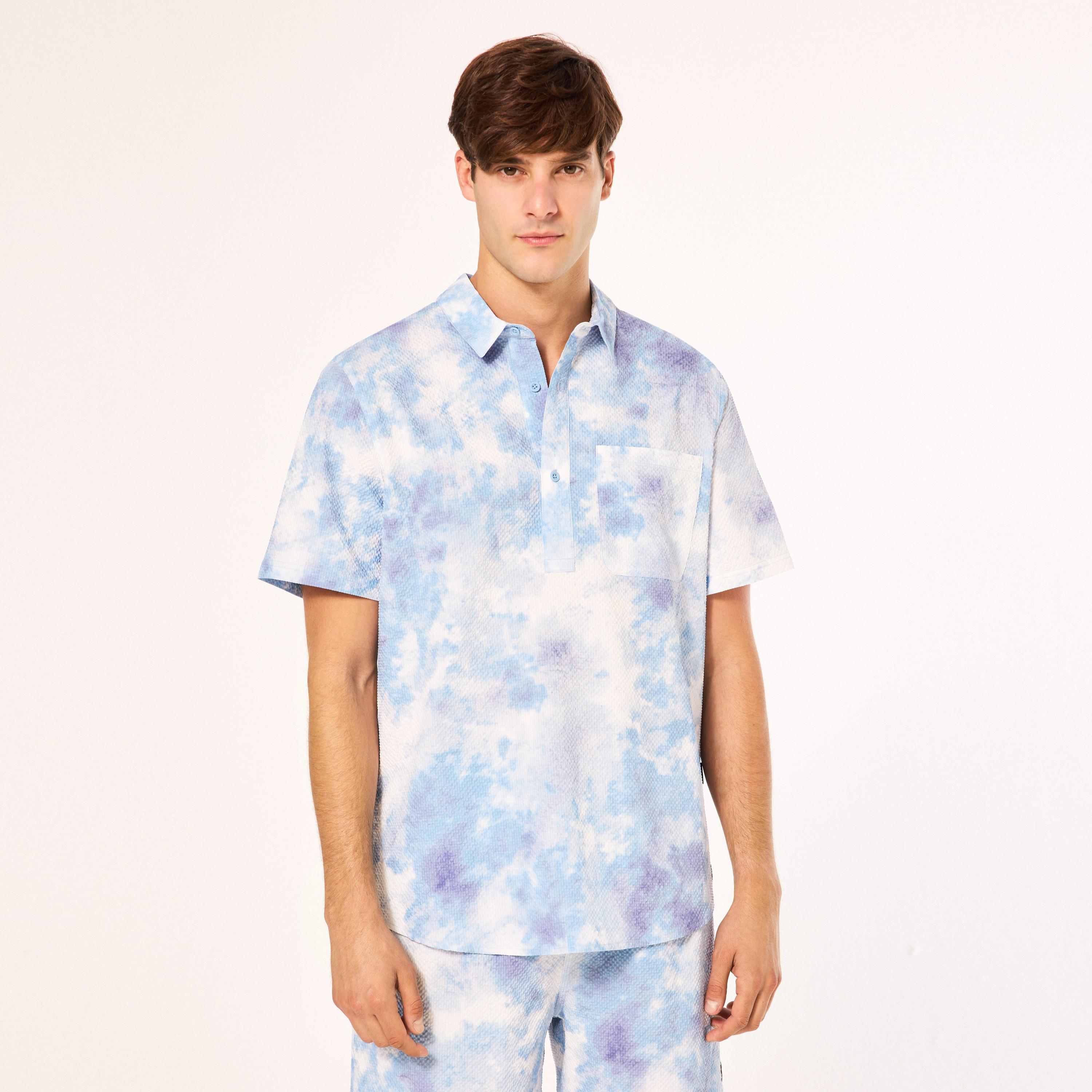 Oakley Men's Deco Palms Rc Ss Button Down Size: L Product Image