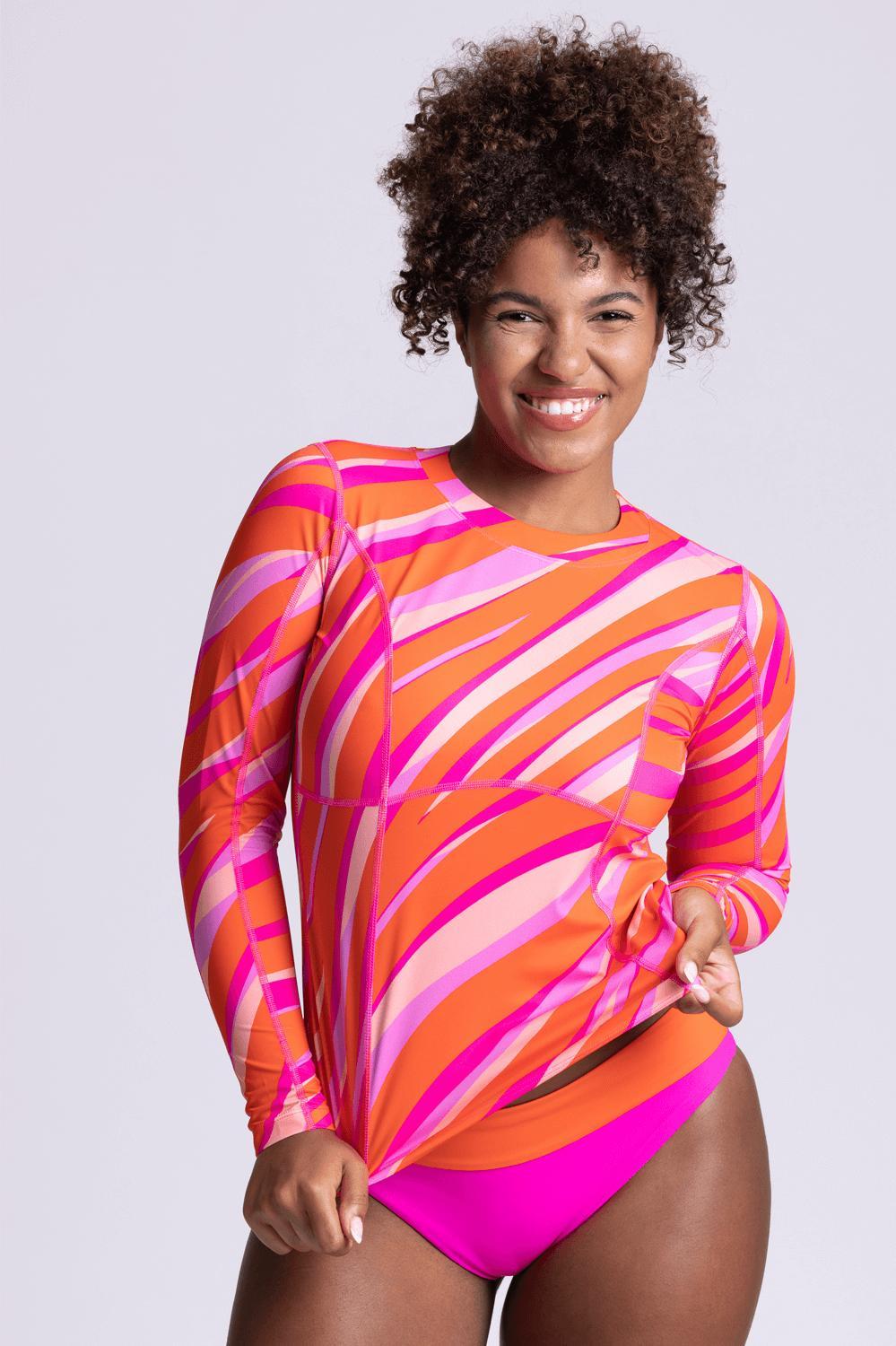 Hera Long Sleeved Rashie - Mystic Female Product Image