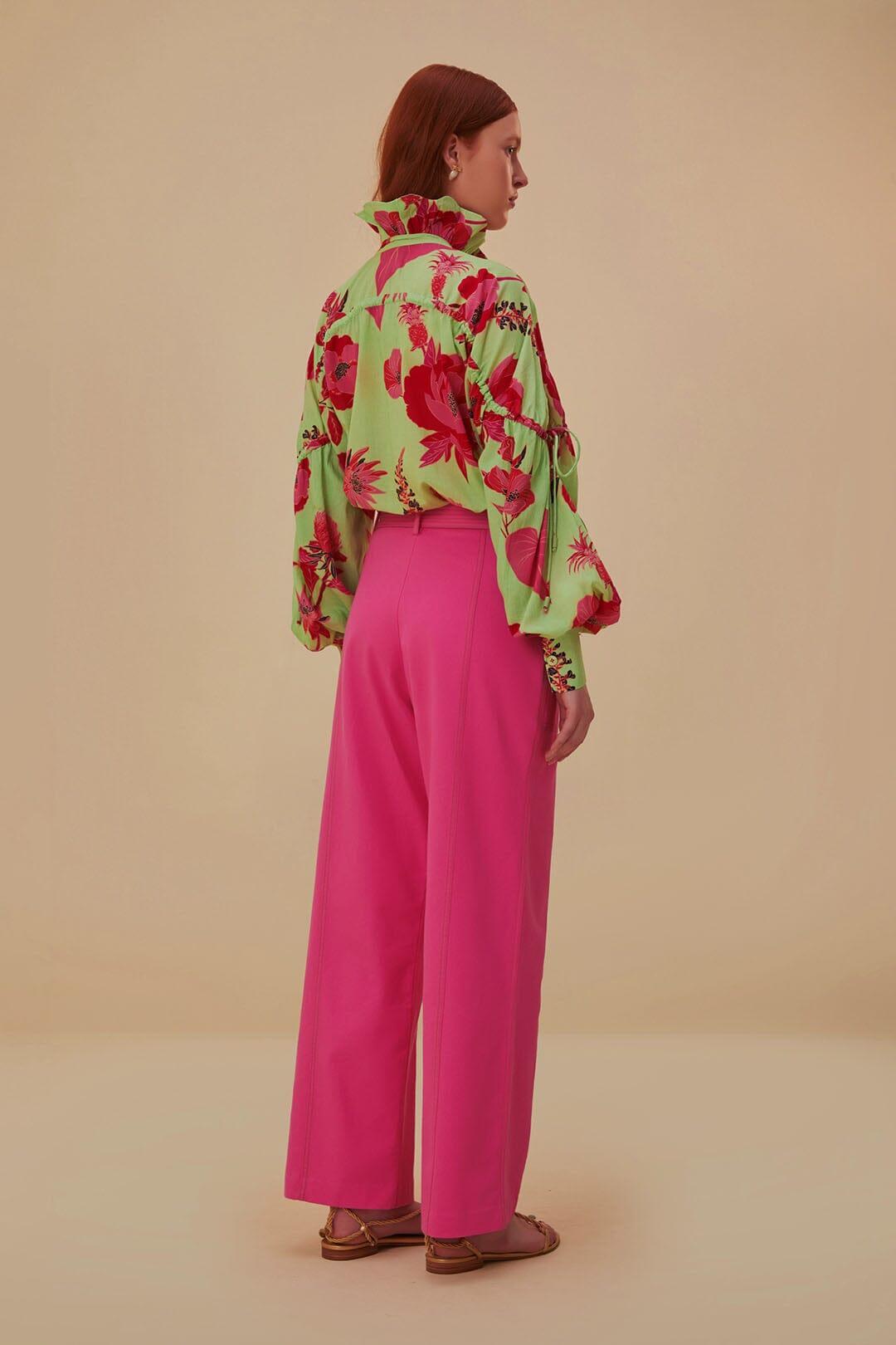 Pink Wide Pants Product Image