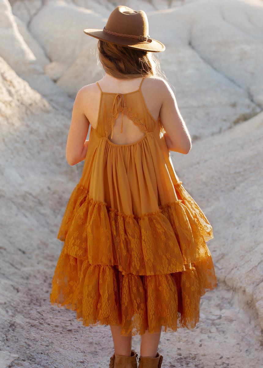 Catrina Dress in Marigold Product Image