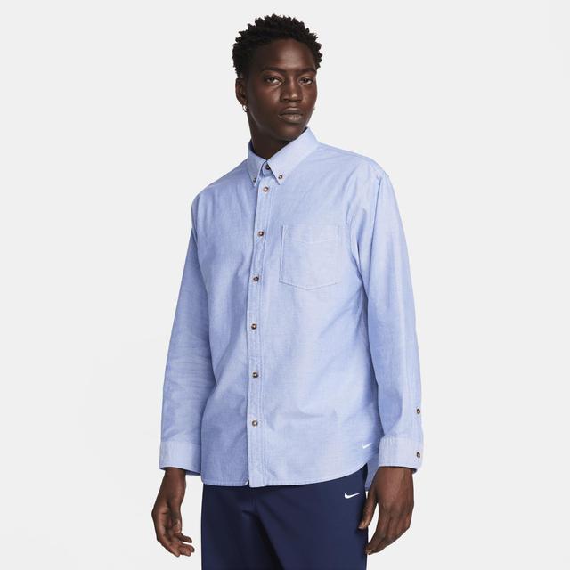 Nike Men's Life Long-Sleeve Oxford Button-Down Shirt Product Image