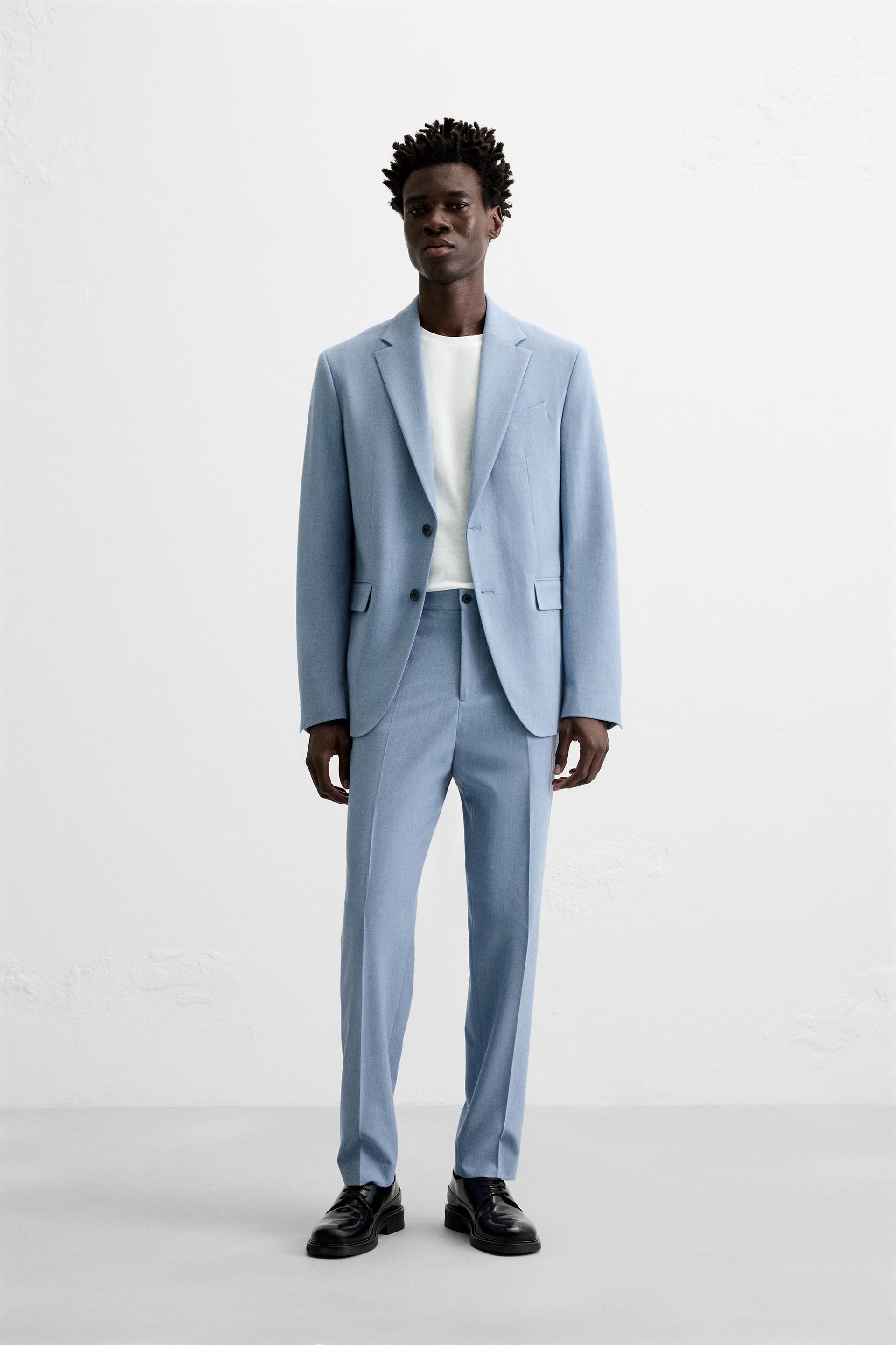 TEXTURED SUIT PANTS Product Image