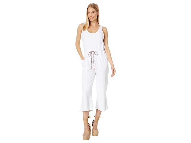 Mod-o-doc Lightweight Terry Cloth Racerback Straight Leg Jumpsuit Women's Jumpsuit & Rompers One Piece Product Image