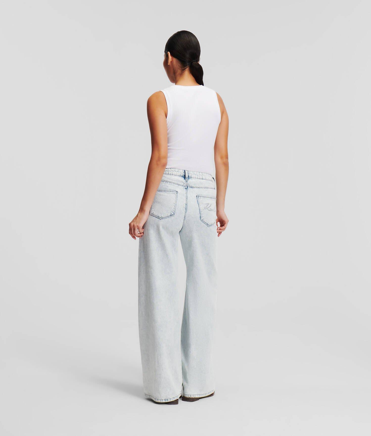 WIDE-LEG MID-RISE JEANS Product Image