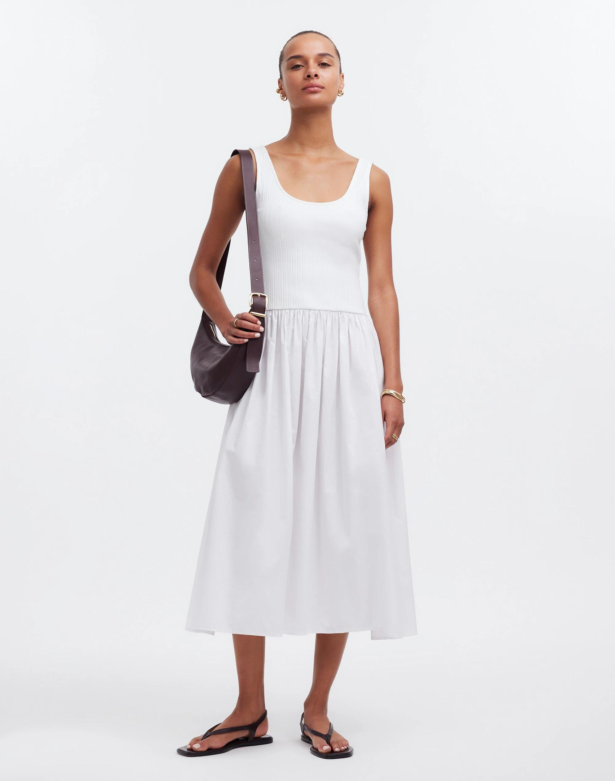 Drop-Waist Tank Midi Dress Product Image