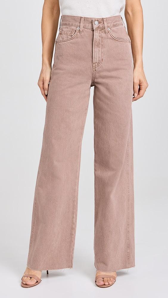 Veronica Beard Jean Taylor High Rise Wide Leg Jeans | Shopbop Product Image