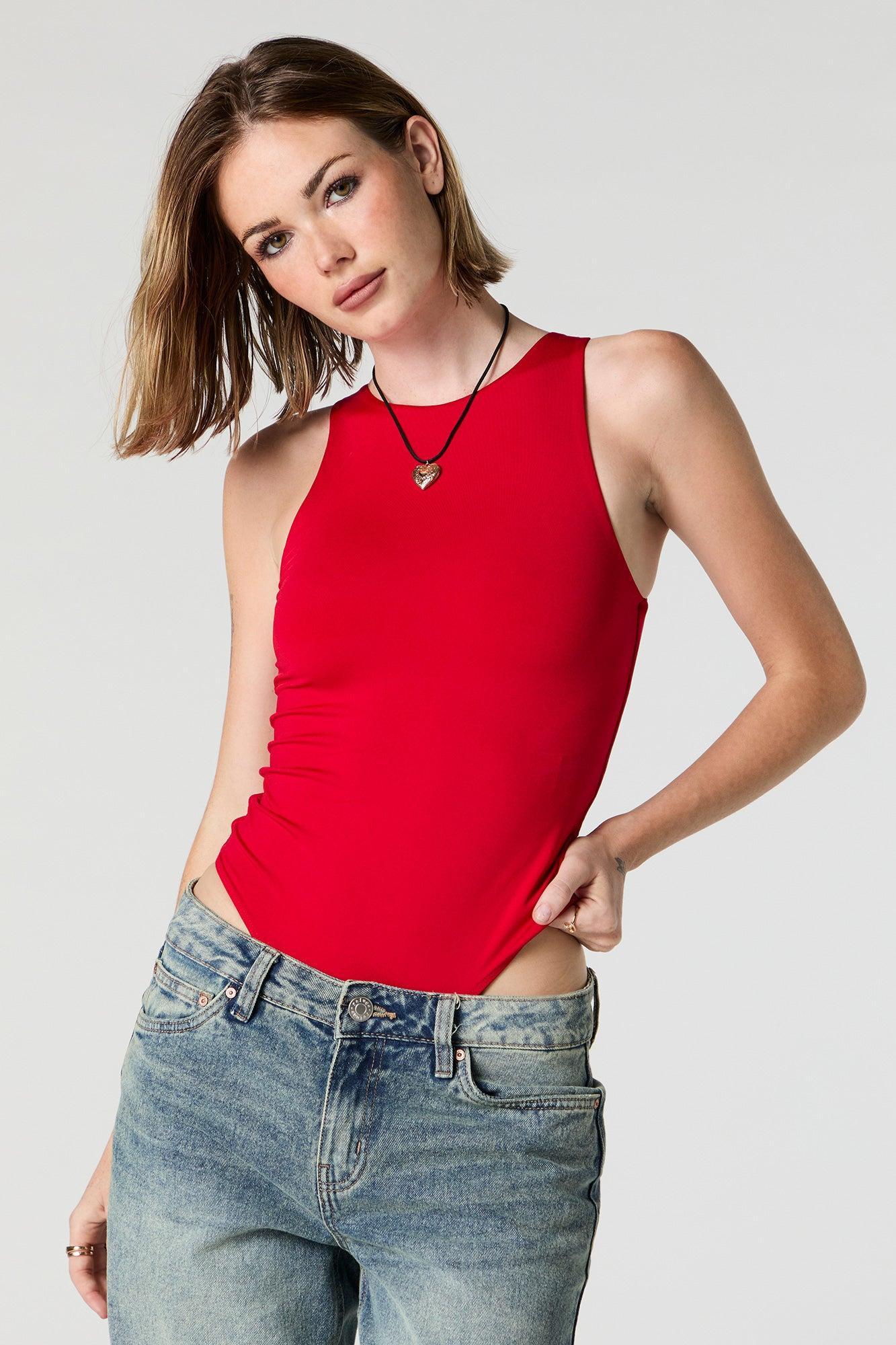 Contour High Neck Tank Bodysuit Female Product Image