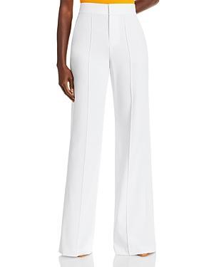 Alice + Olivia Dylan High Waist Wide Leg Faux Leather Pants Product Image