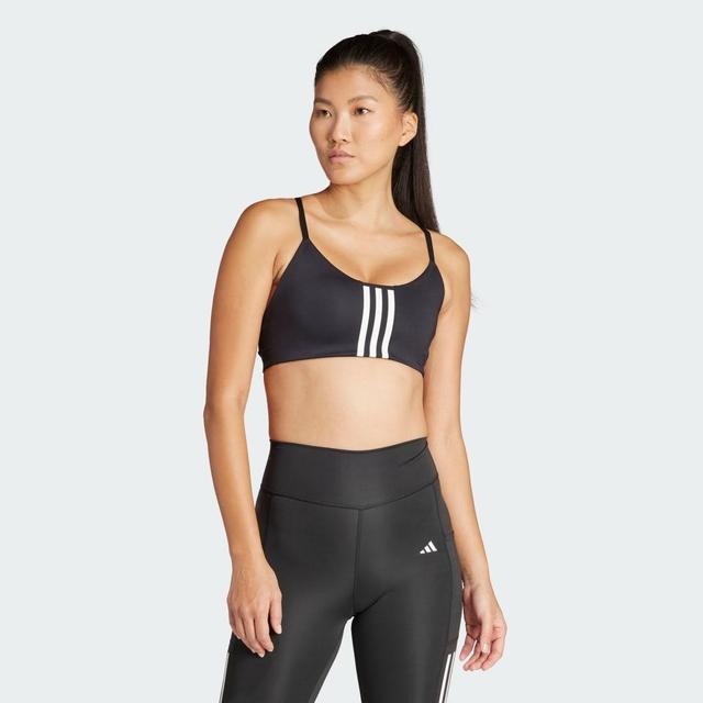 adidas Aeroimpact Training Light-Support Bra Black M A-B Womens Product Image