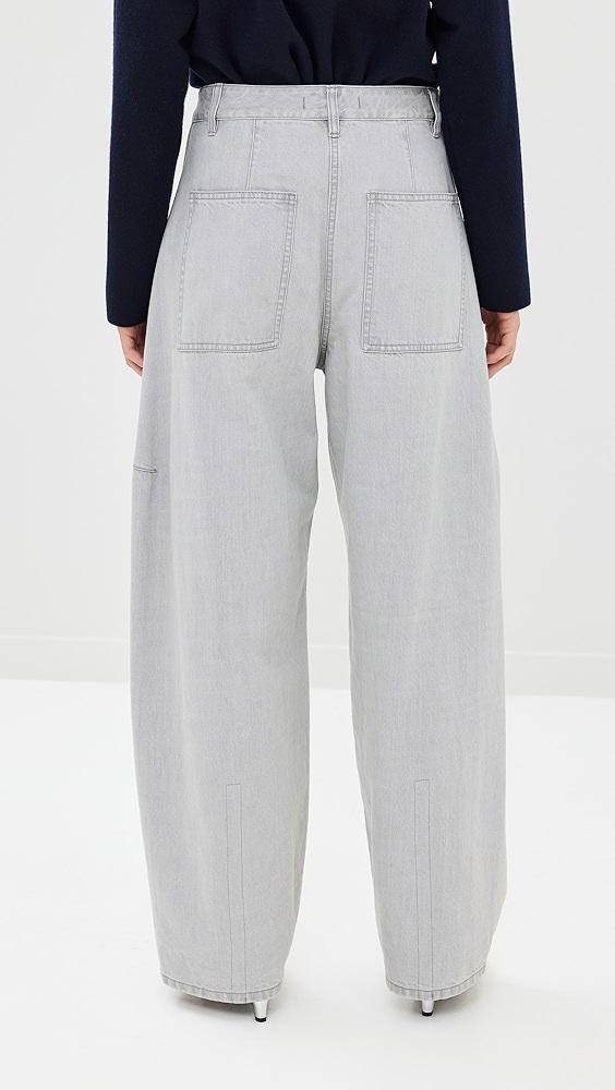 Tibi Grey Denim Sid Jeans | Shopbop Product Image