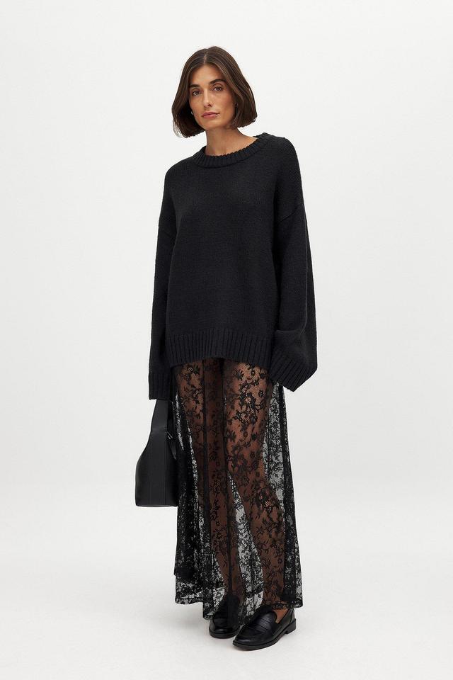 Lace Maxi Skirt Product Image