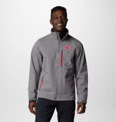 Columbia Men's Collegiate Ascender III Softshell - Washington State- Product Image