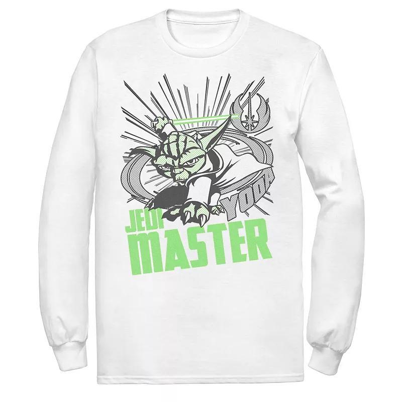 Mens Star Wars: Clone Wars Yoda Jedi Master Action Pose Tee Product Image