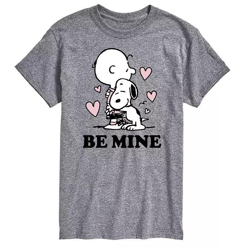 Big & Tall Peanuts Be Mine Tee, Mens Product Image