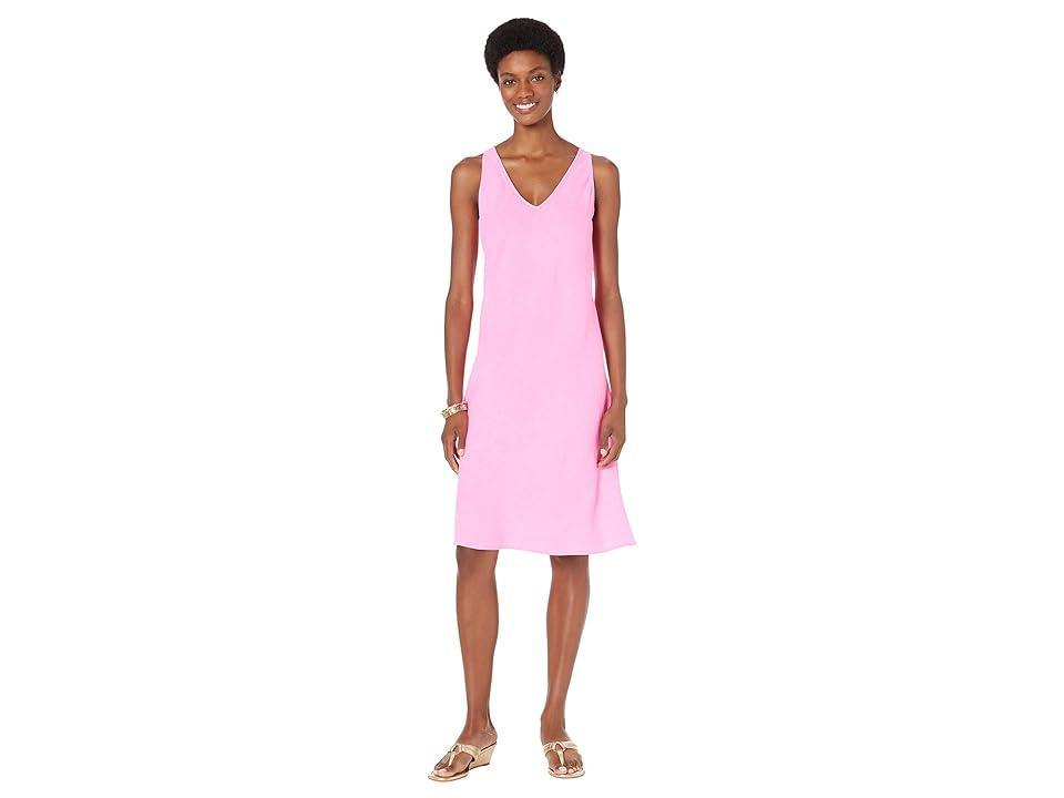 Lilly Pulitzer Florin Sleeveless Linen Dress Isle) Women's Clothing Product Image