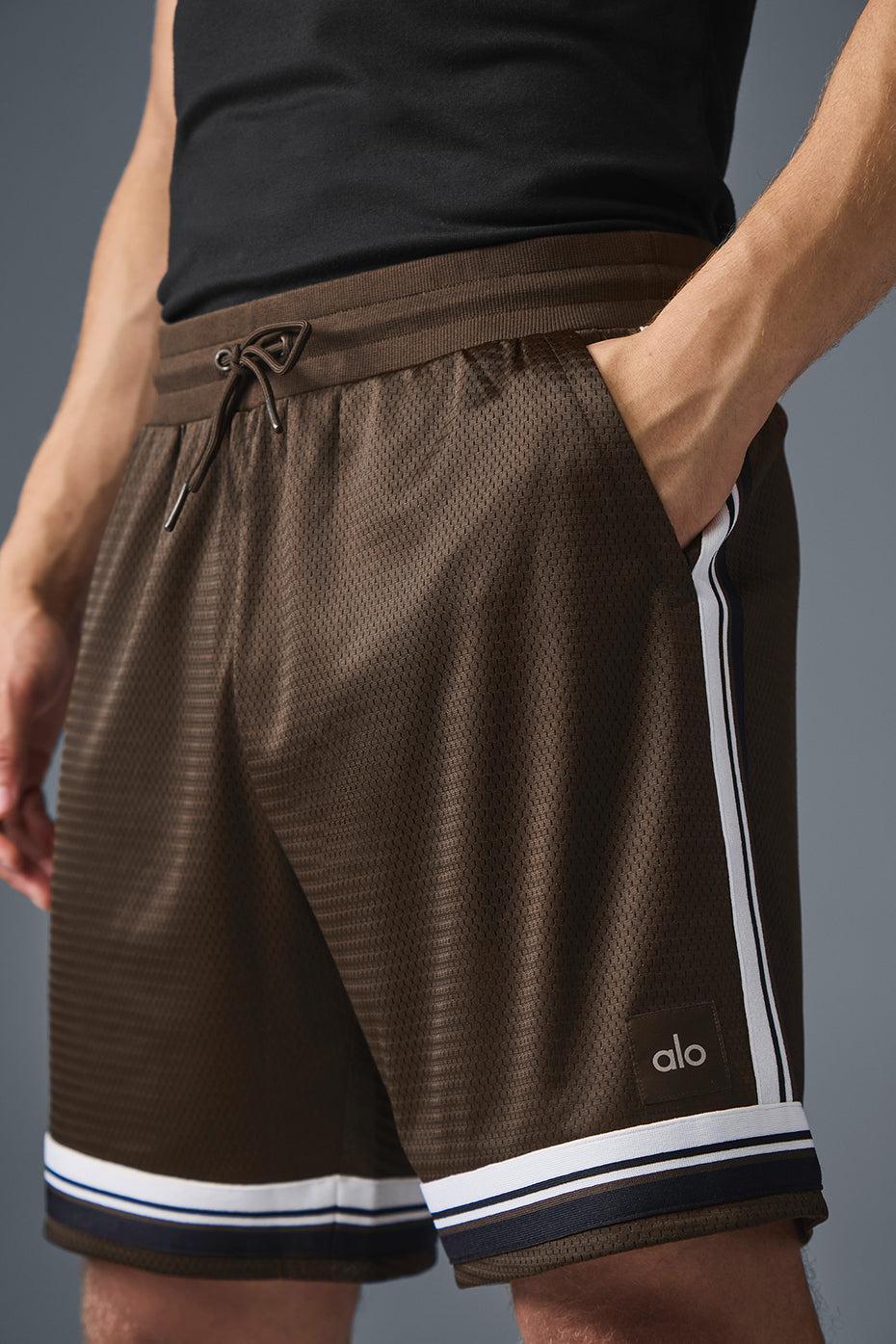 7" Key Mesh Basketball Short - Espresso Male Product Image