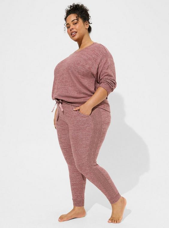 Plush Full Length Cable Lounge Jogger Product Image