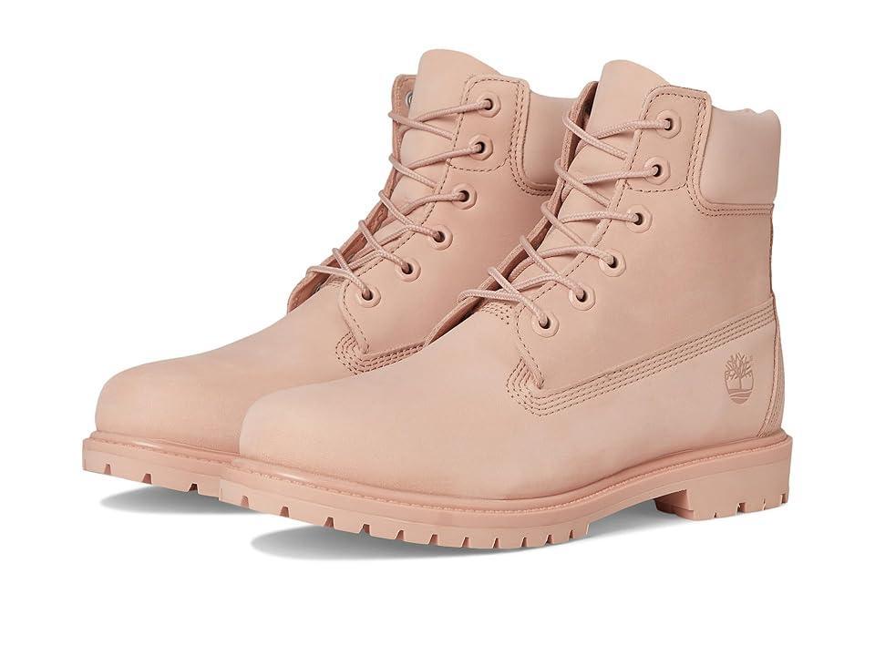 Timberland 6 Premium Waterproof Boot (Light Nubuck) Women's Lace-up Boots Product Image