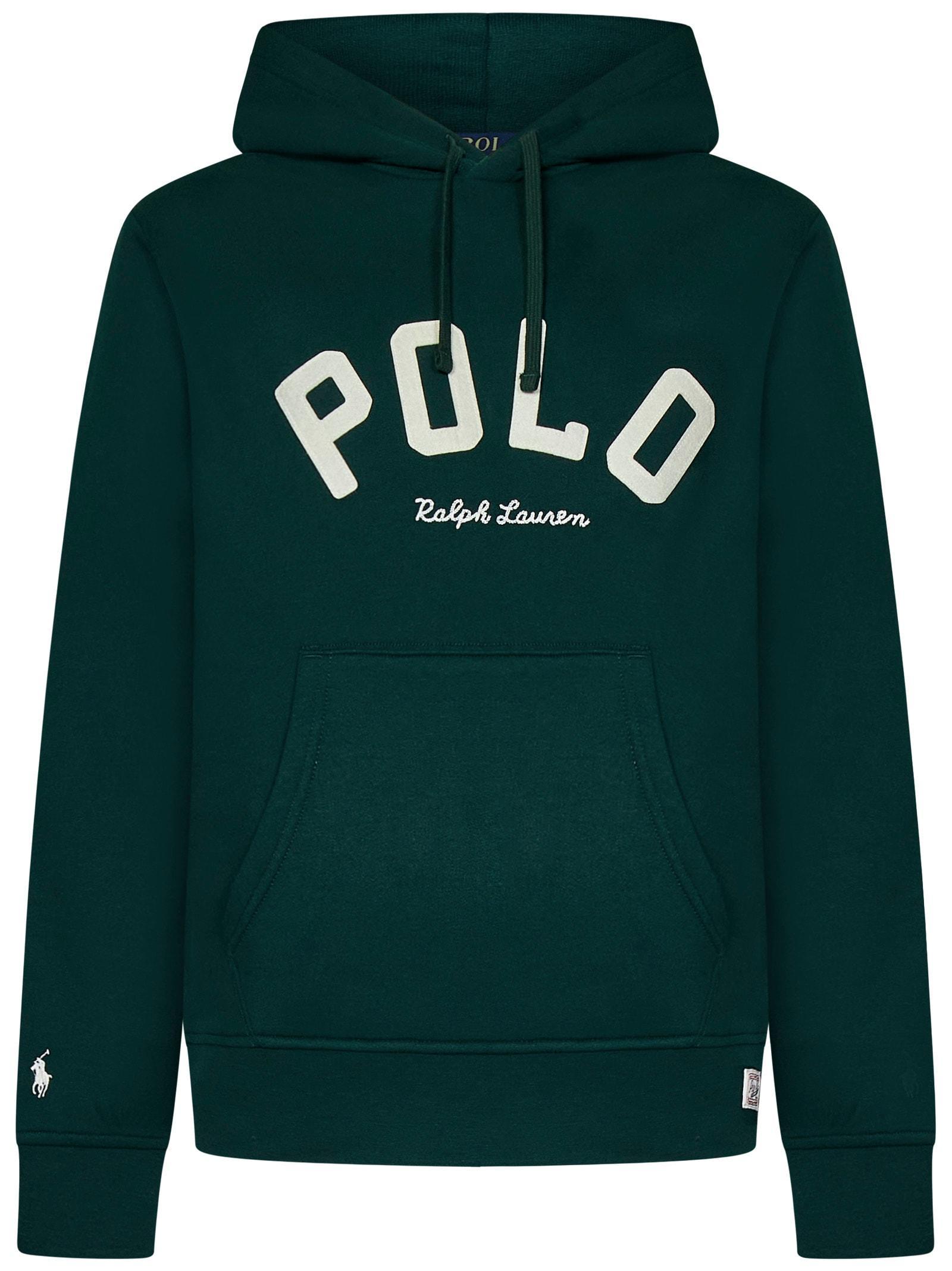 POLO RALPH LAUREN The Rl Sweatshirt In Green Product Image