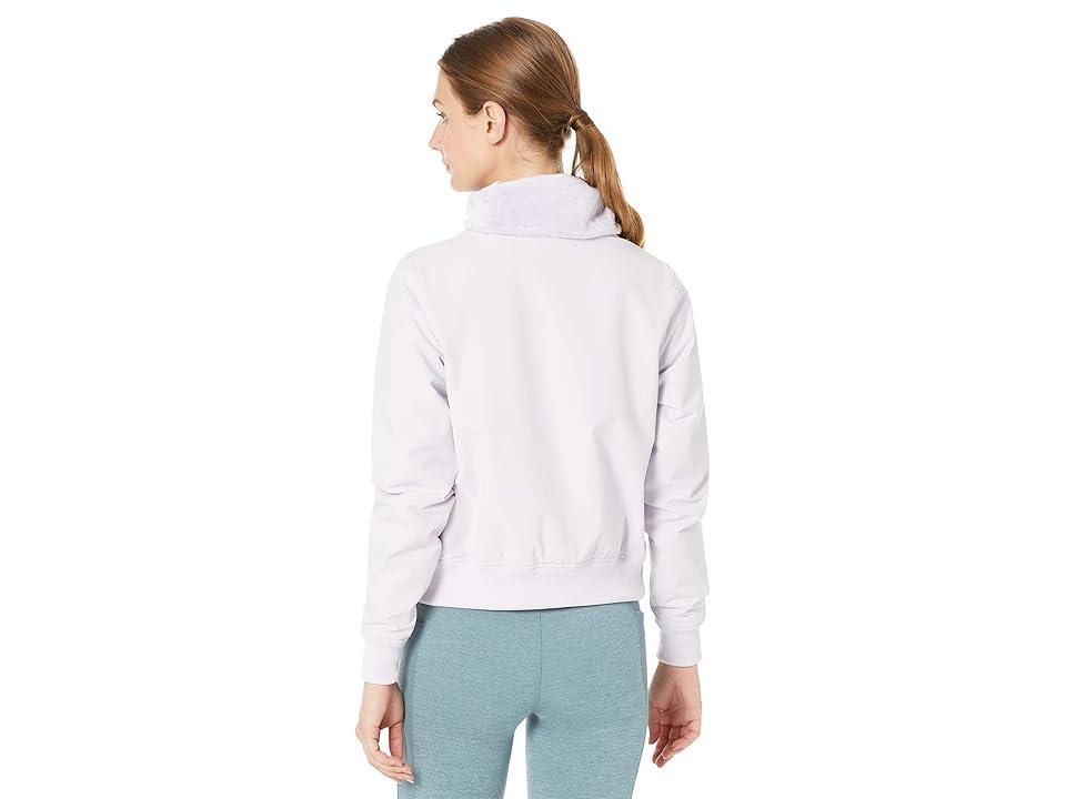 The North Face Shelbe Raschel Bomber (Lavender Fog) Women's Clothing Product Image