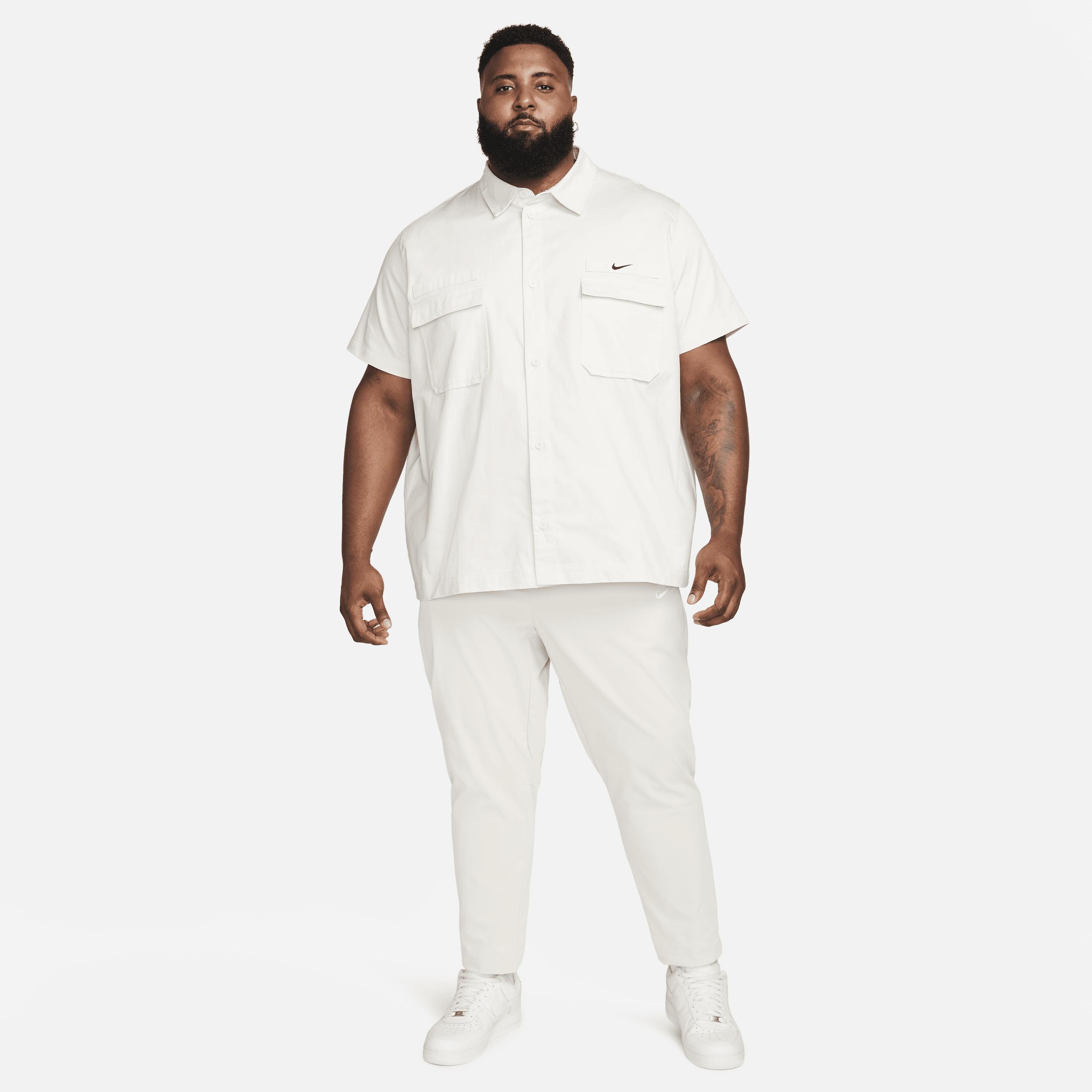 Nike Woven Military Short-Sleeve Button-Down Shirt Product Image