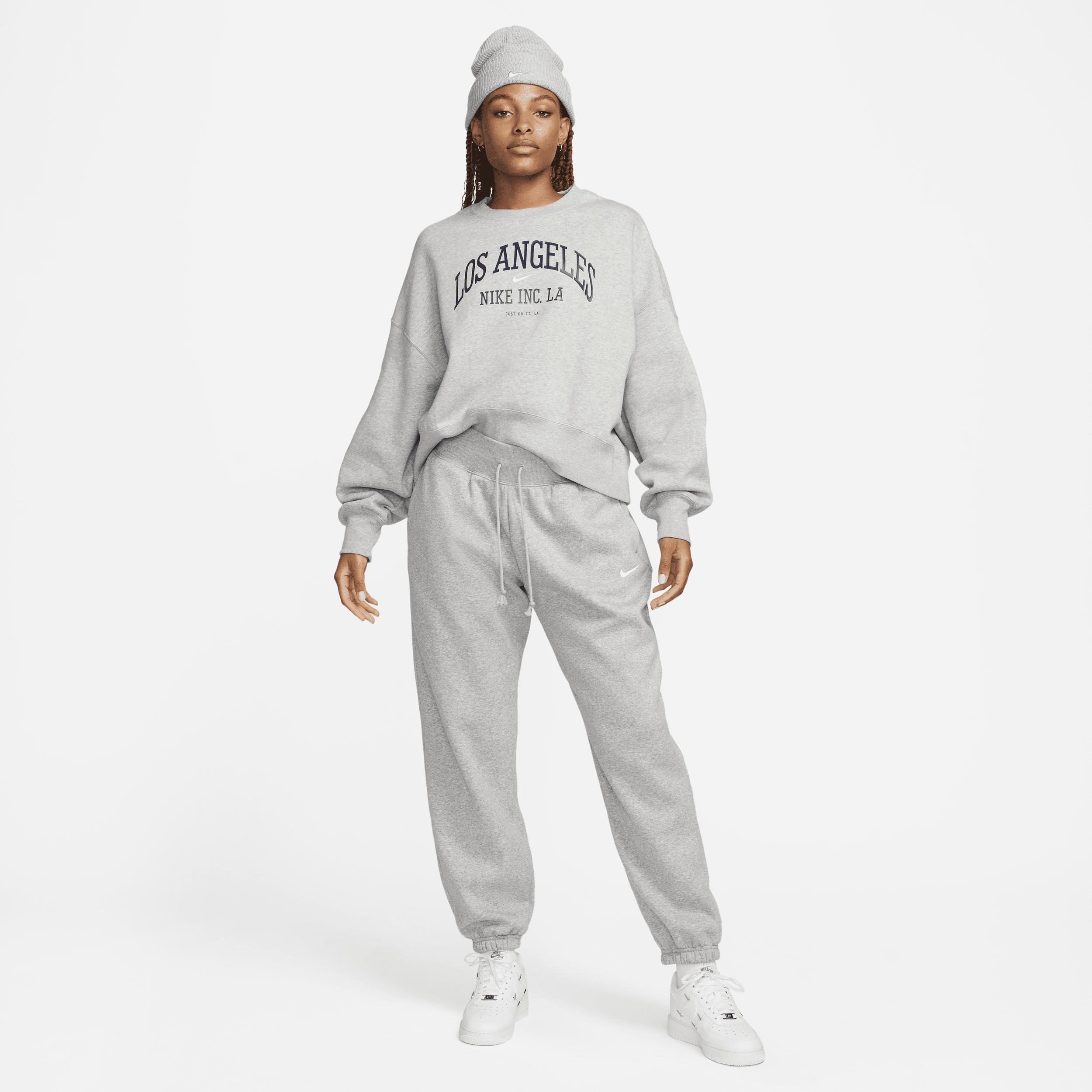 Women's Nike Sportswear Phoenix Fleece Over-Oversized Crew-Neck Graphic Sweatshirt Product Image