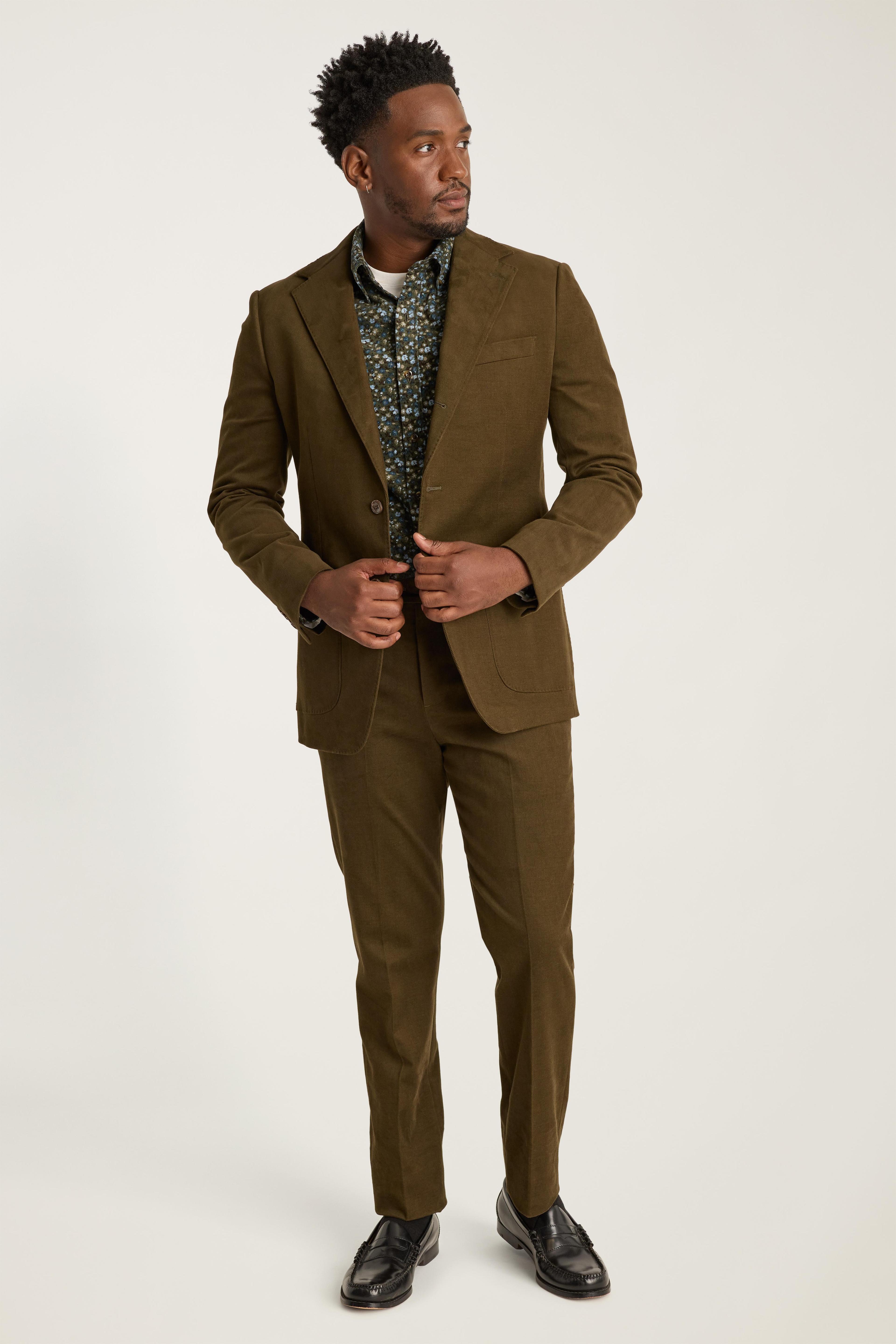 Jetsetter Italian Brushed Cotton Dress Pant Product Image