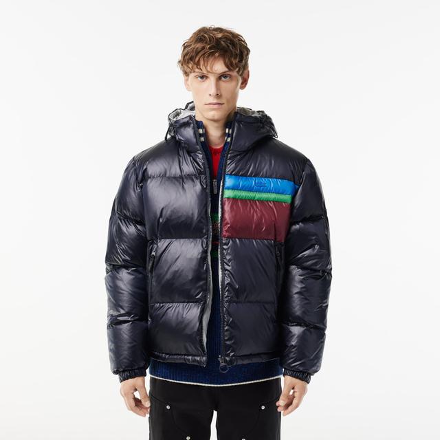 Men's Reversible Colorblock Accent Down Jacket Product Image