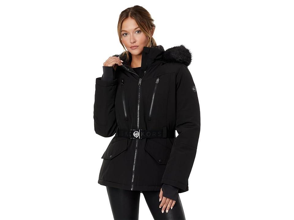 MICHAEL Michael Kors Belted Active Coat A422905C67 Women's Clothing Product Image