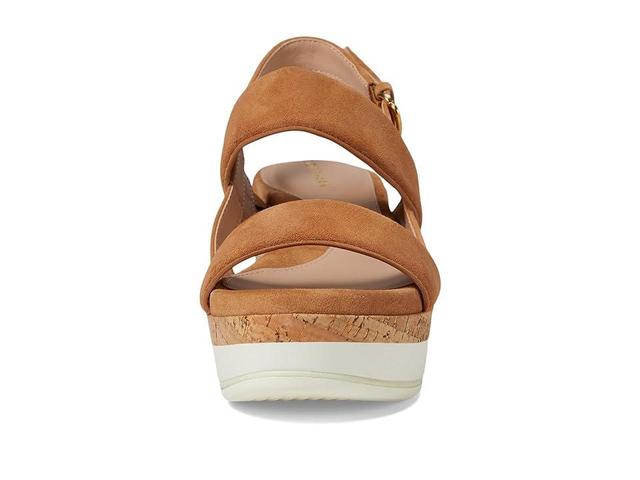 Cole Haan Aislin Wedge Sandal (Pecan Suede/Cork) Women's Sandals Product Image