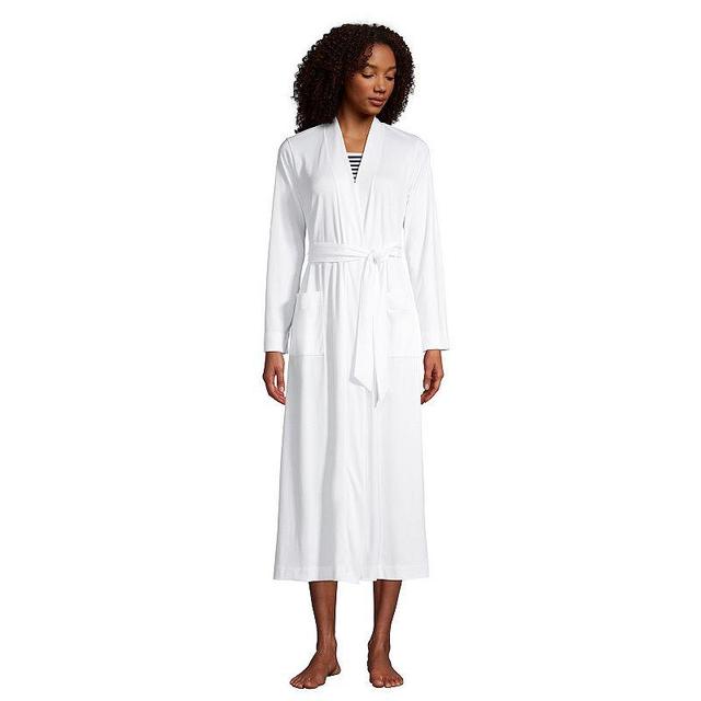 Womens Lands End Supima Cotton Long Robe Product Image