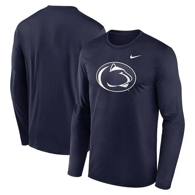 Mens Nike Penn State Nittany Lions Primetime Primary Legend Long Sleeve T-Shirt Blue Product Image