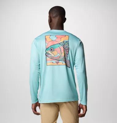 Columbia Men's Terminal Tackle PFG Fish Shine Long Sleeve Shirt- Product Image