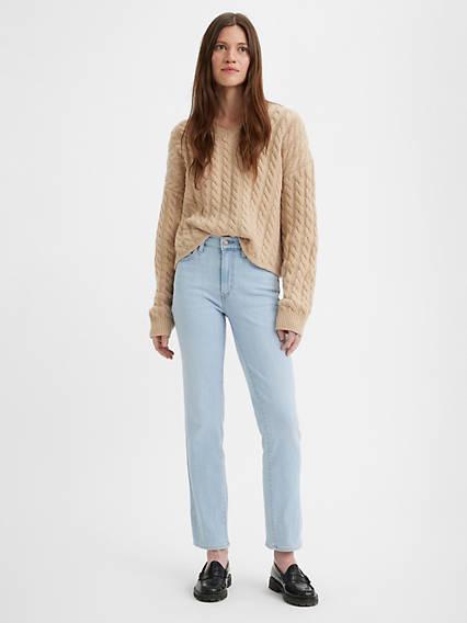 Levi's High Rise Slim Straight Women's Jeans Product Image