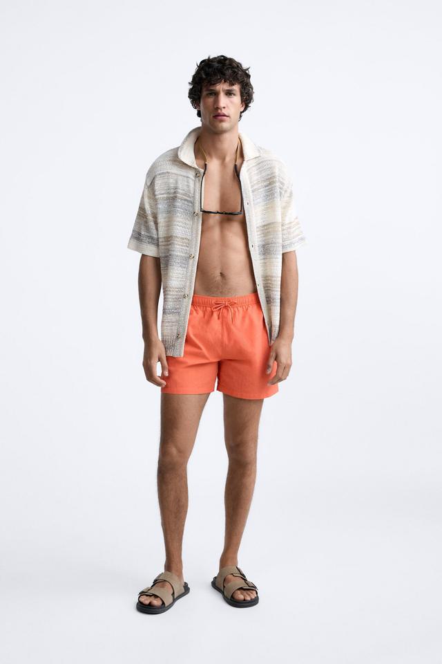 BASIC REGULAR SWIMMING TRUNKS Product Image