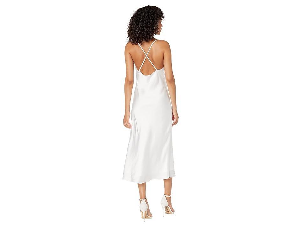 Show Me Your Mumu Verona Cowl Dress Luxe Satin (Ivory) Women's Clothing Product Image