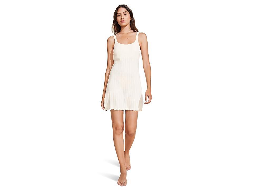 Womens Pointelle Scoopneck Tank Minidress Product Image