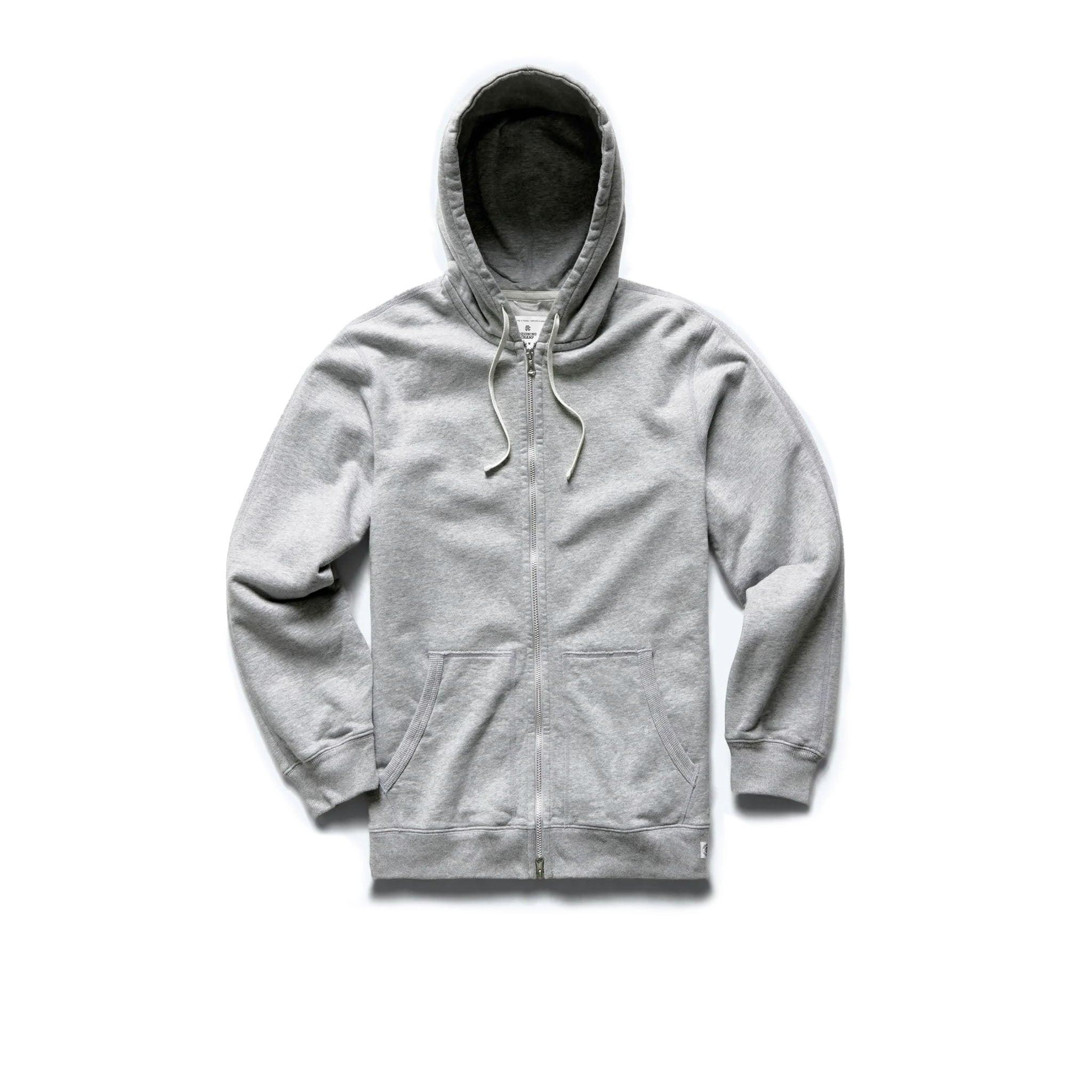 Midweight Terry Classic Full Zip Hoodie - Vault Male Product Image