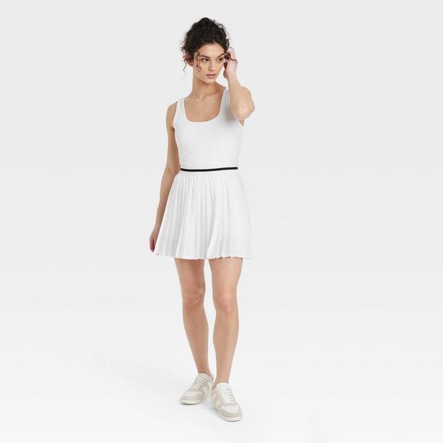 Womens Pleated Active Dress - All In Motion White XXL Product Image
