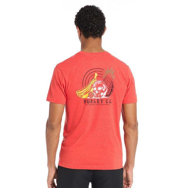 Mens Hurley Graphic Tee Brt Red Product Image