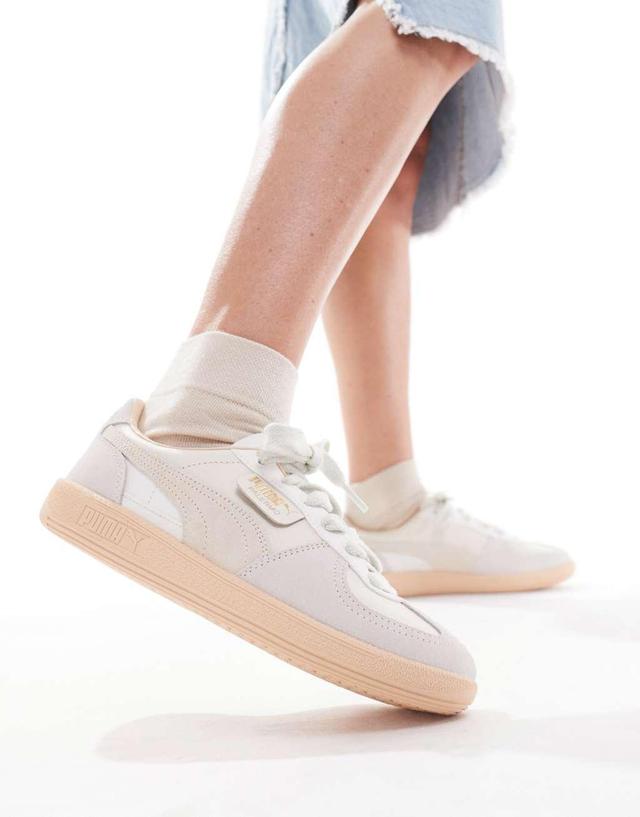 PUMA Palermo sneakers in off white Product Image