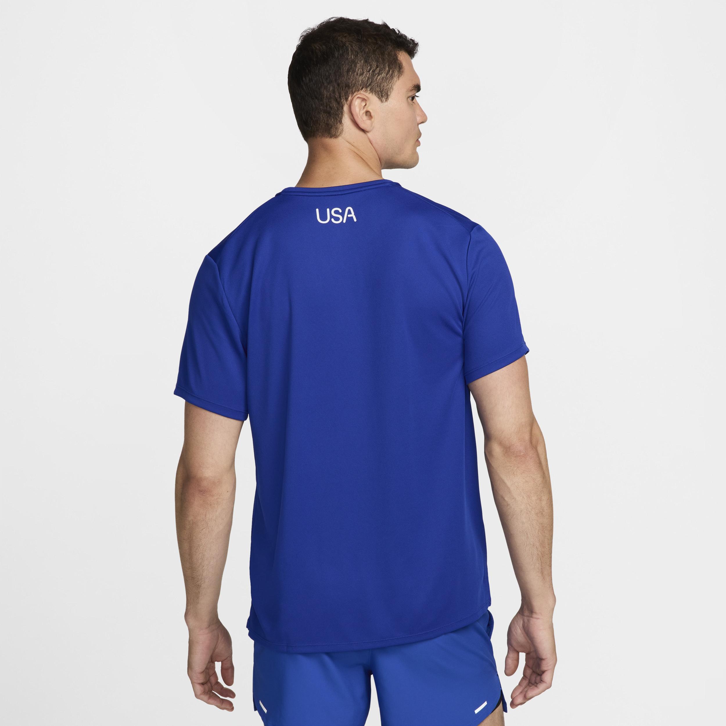 USA Miler Men's Nike Dri-FIT Short-Sleeve Running Top Product Image