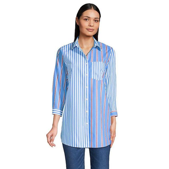 Womens Lands End No Iron Three Quarter Sleeve Tunic Product Image