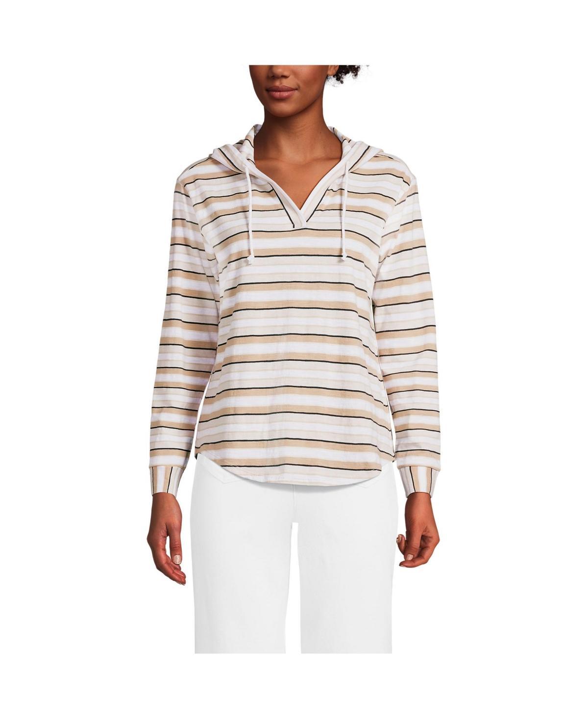 Women's Slub Hooded Popover Product Image